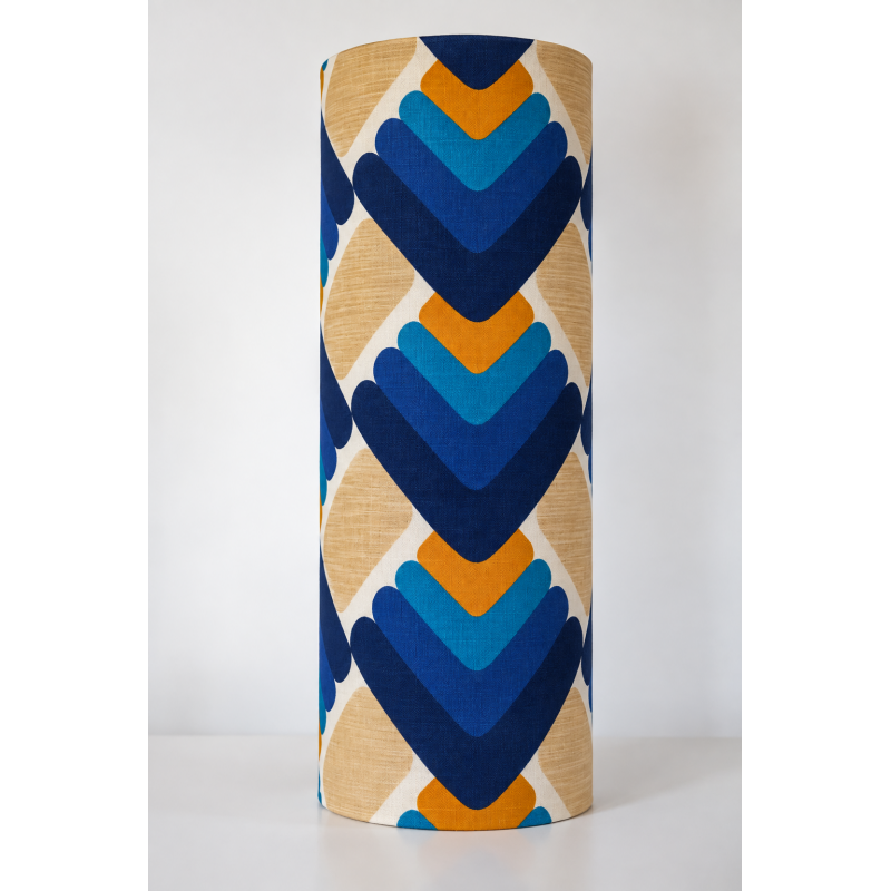 Lampshade Montana H80 D35cm - vintage fabric
