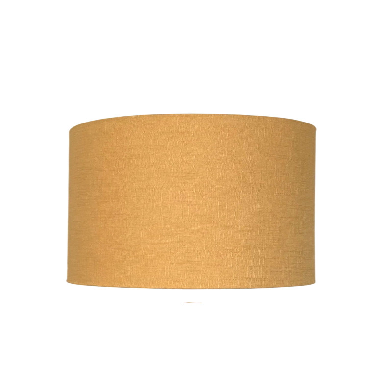 Abat-jour Ocre lin texturé H35 D50