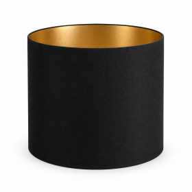 Lampshade Chintz black - goldy inside...