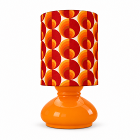 DeskLamp orange opalin glass Apollo...