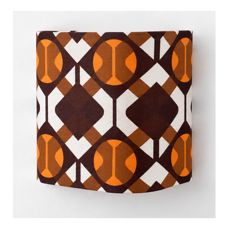 Applique murale rectangle tissu Hexa