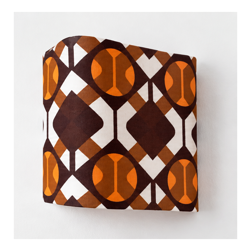 Applique murale rectangle tissu Hexa
