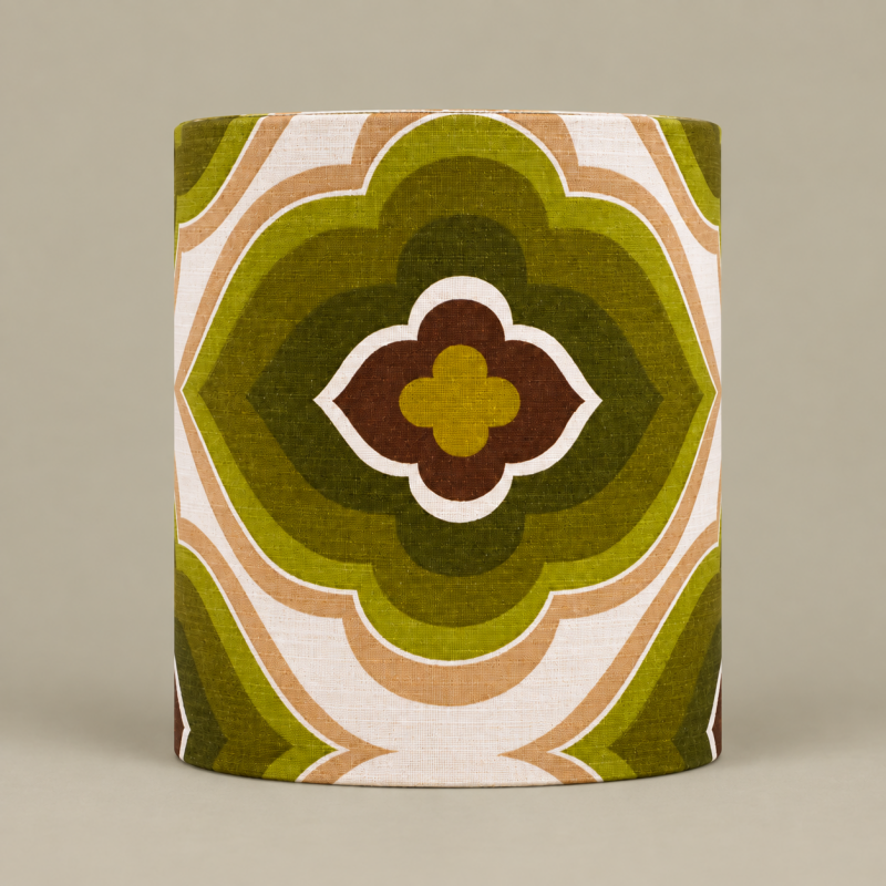 Lampshade Verdure  H40cm D33cm - vintage fabric