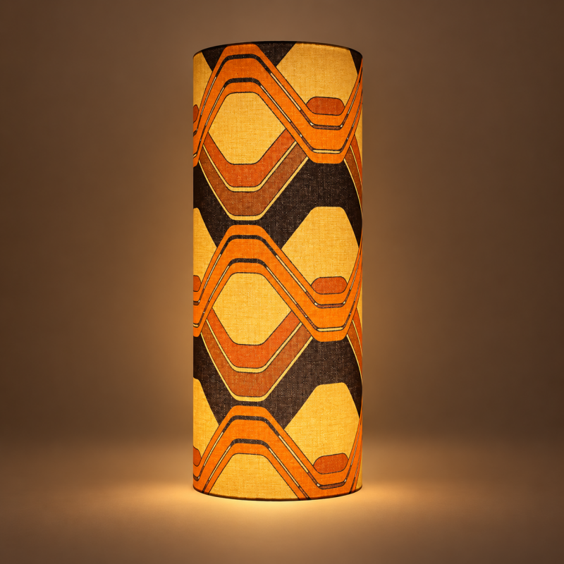 Lampshade Level H75 D30cm - 70s fabric