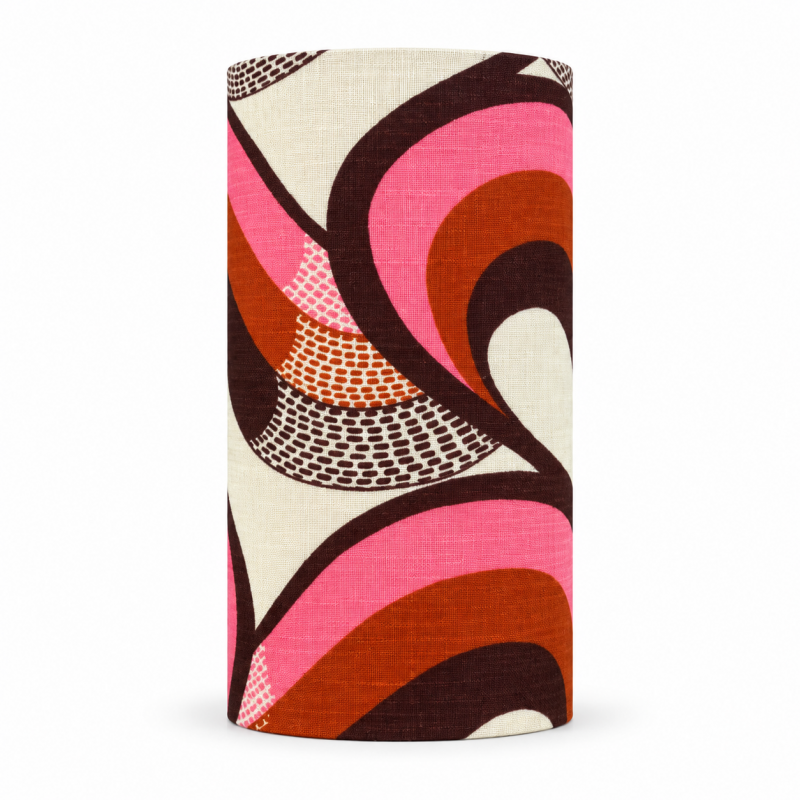 Lampshade Kiko H40cm D25cm - vintage fabric