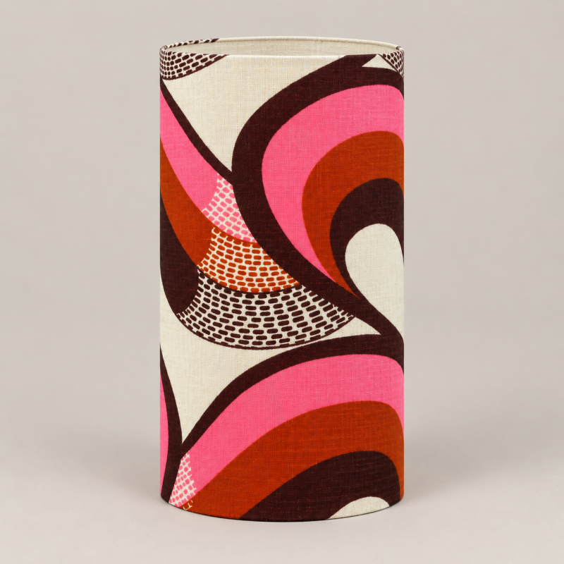 Lampshade Kiko H40cm D25cm - vintage fabric