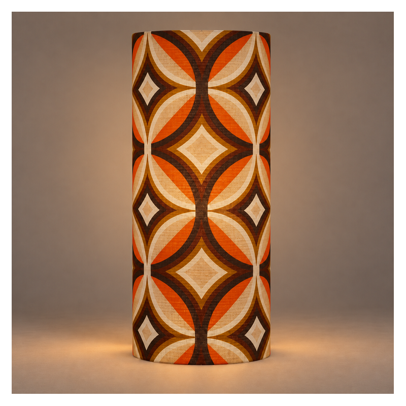 Lampshade Mercator H80 D35cm - vintage fabric