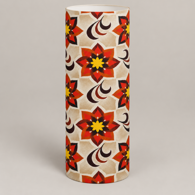 Lampshade Brasilia H80 D35cm - vintage fabric