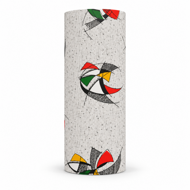 Abat-jour Miro H75 D30 - tissu vintage