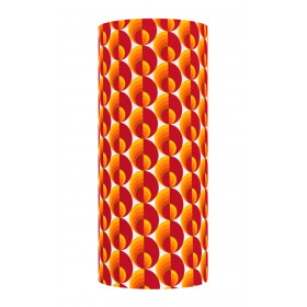 Lampshade Apollo red H75 D30cm - 70's...