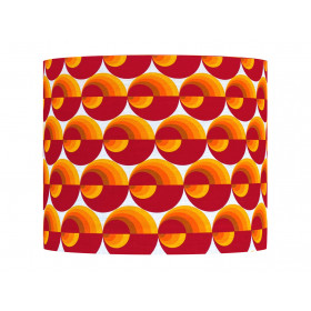 Lampshade Apollo red H30 D40 - 1970's...