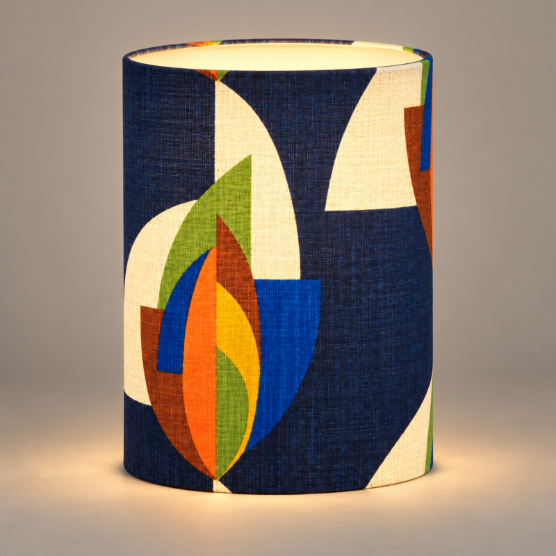 Lampshade Flambeau H32 D25cm - vintage fabric