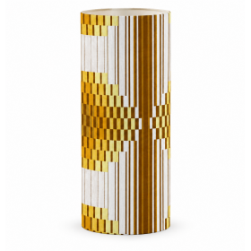 Lampshade Azteca H75 D30cm - 70's fabric