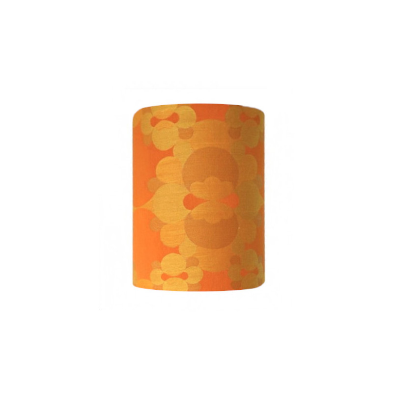 Abat-jour Renaissance H45 D35 - tissu 70s