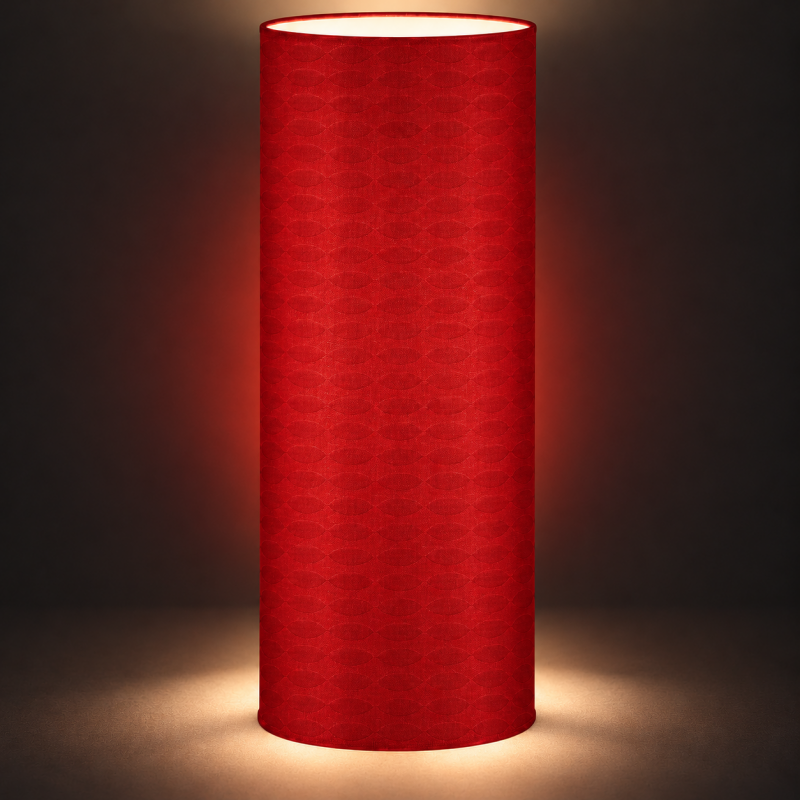 Lampshade Rubis H75 D30cm - vintage fabric