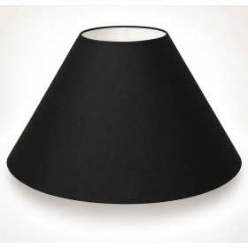 Lampshade "black Chintz" H35 D60...