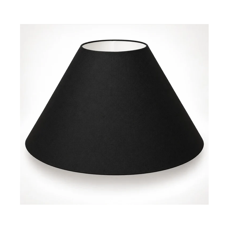 Lampshade "black Chintz" H35 D60 d24cm - classic fabric