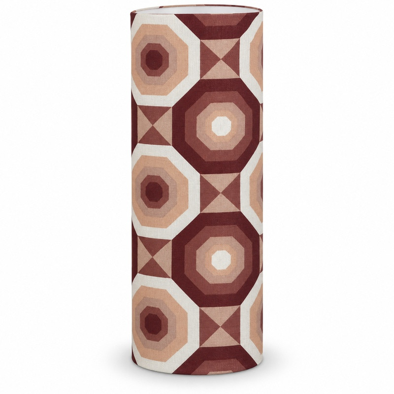 Lampshade Octavia H75 D30cm - 70's fabric