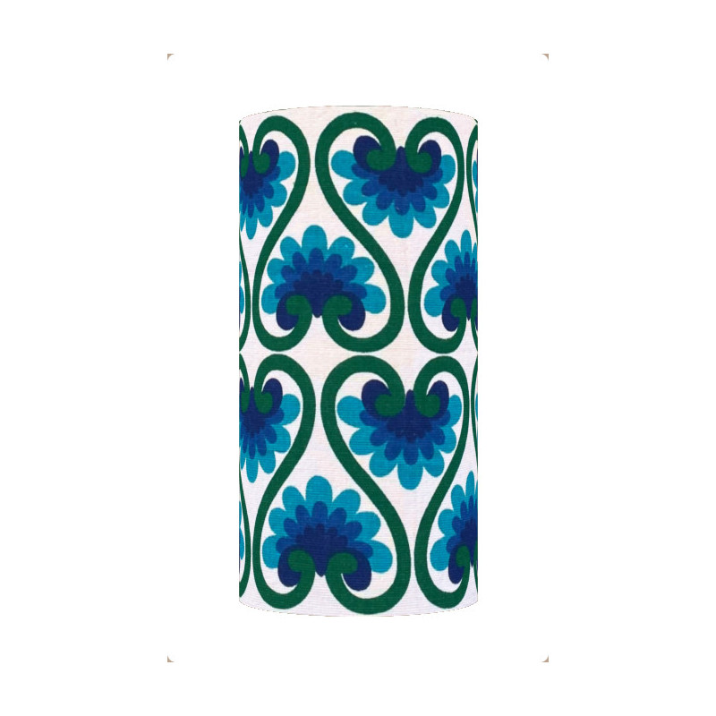 Lampshade Euphoria H30 D15cm - 70's fabric