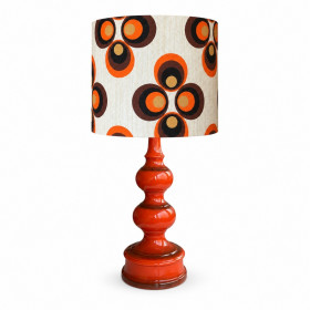 DeskLamp orange ceramic Apollo - 70's...