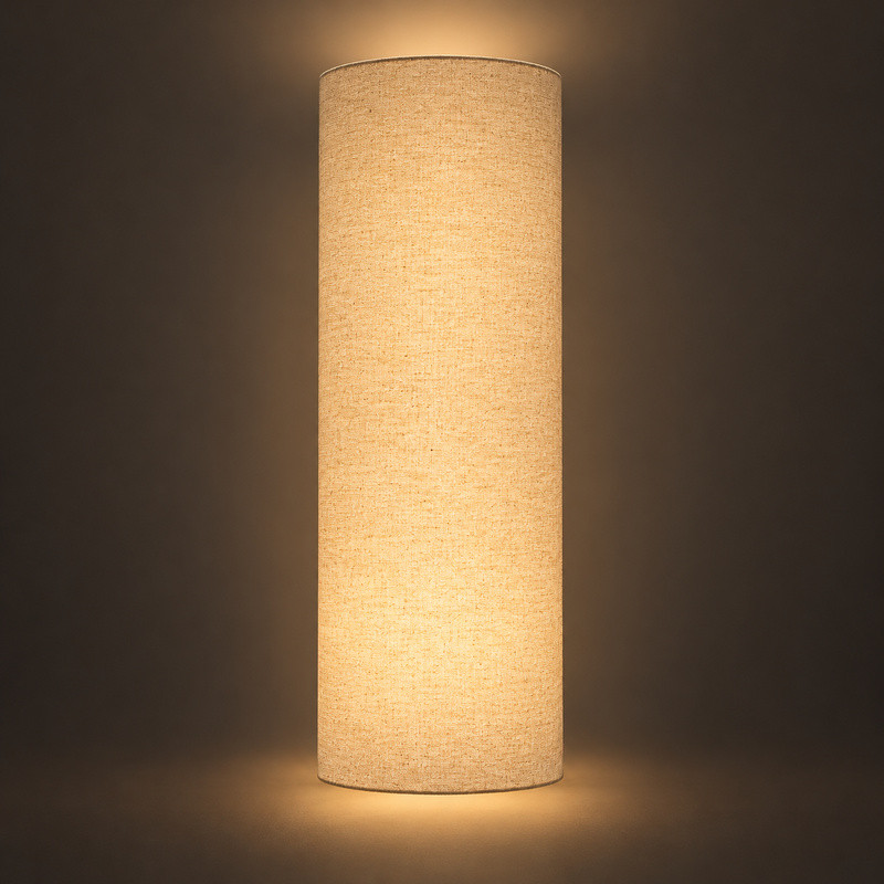 Abat-jour beige bison H75 D30