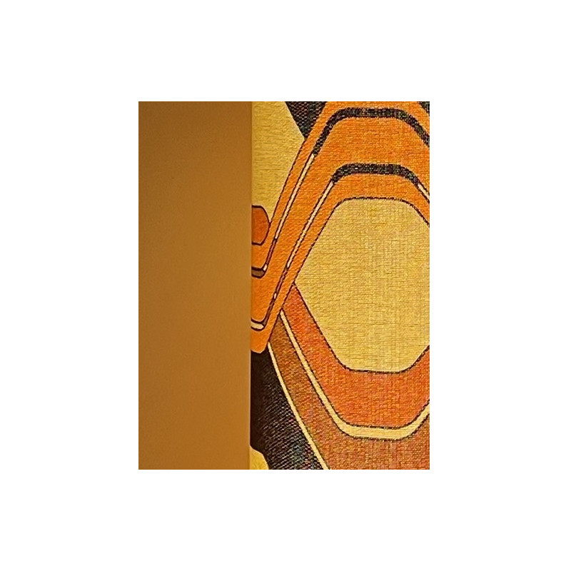 Abat-jour Level H30 D35 - tissu vintage