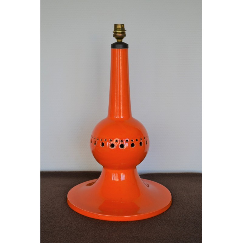 Lampe à poser vintage orange Corolles