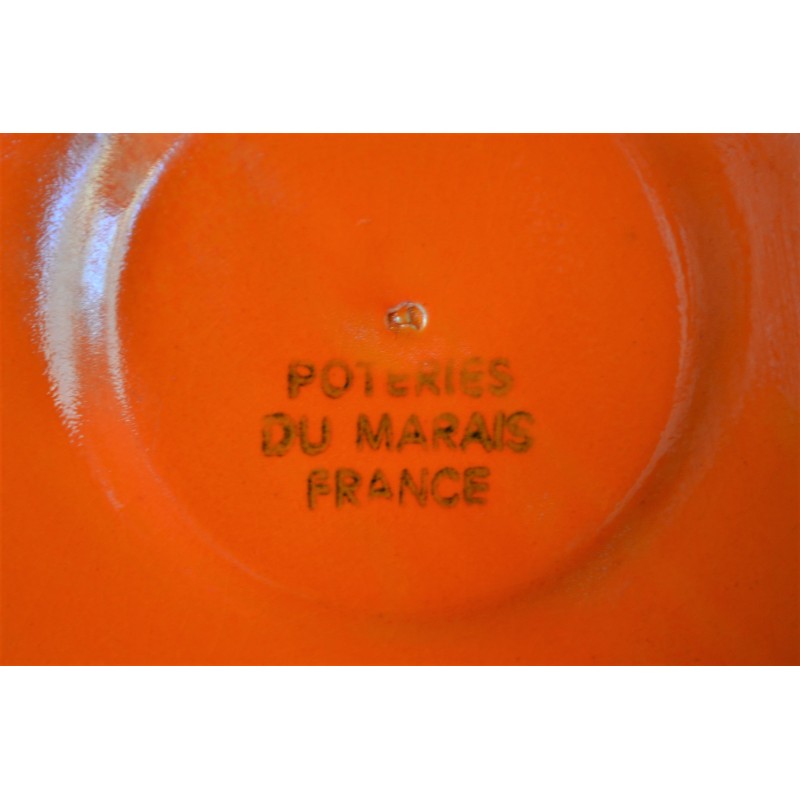 Lampe à poser vintage orange Corolles