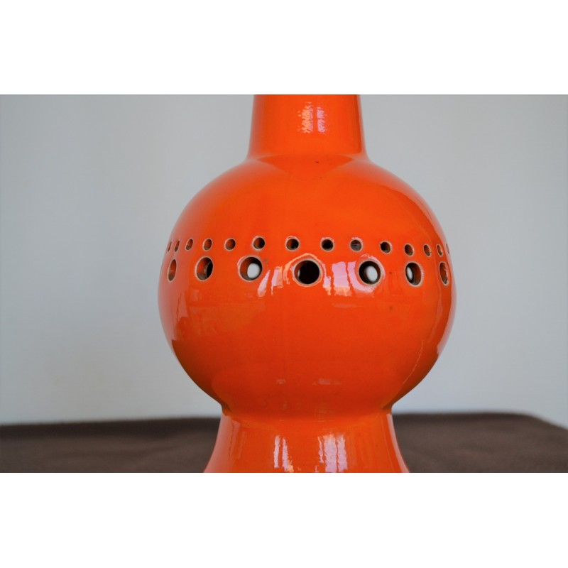 Lampe à poser vintage orange Corolles