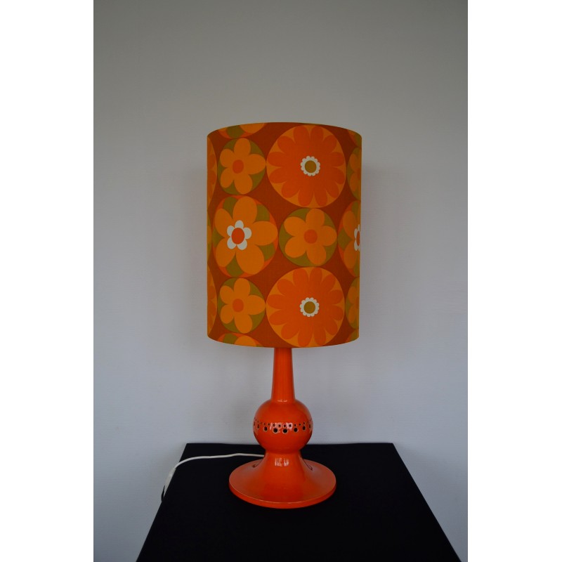 Lampe à poser vintage orange Corolles