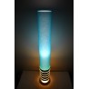 Lampe de table en forme de sabre laser bleu