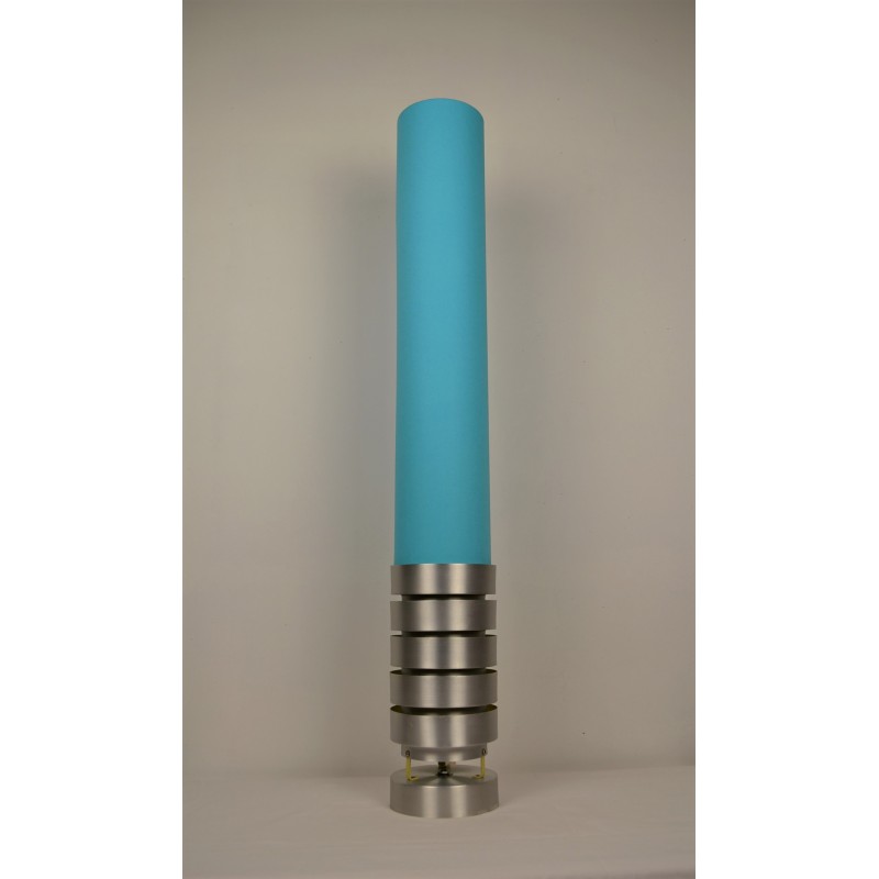 Lampe de table en forme de sabre laser bleu