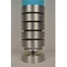 Lampe de table en forme de sabre laser bleu