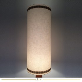 Lampshade blanc Écru H75cm D30cm