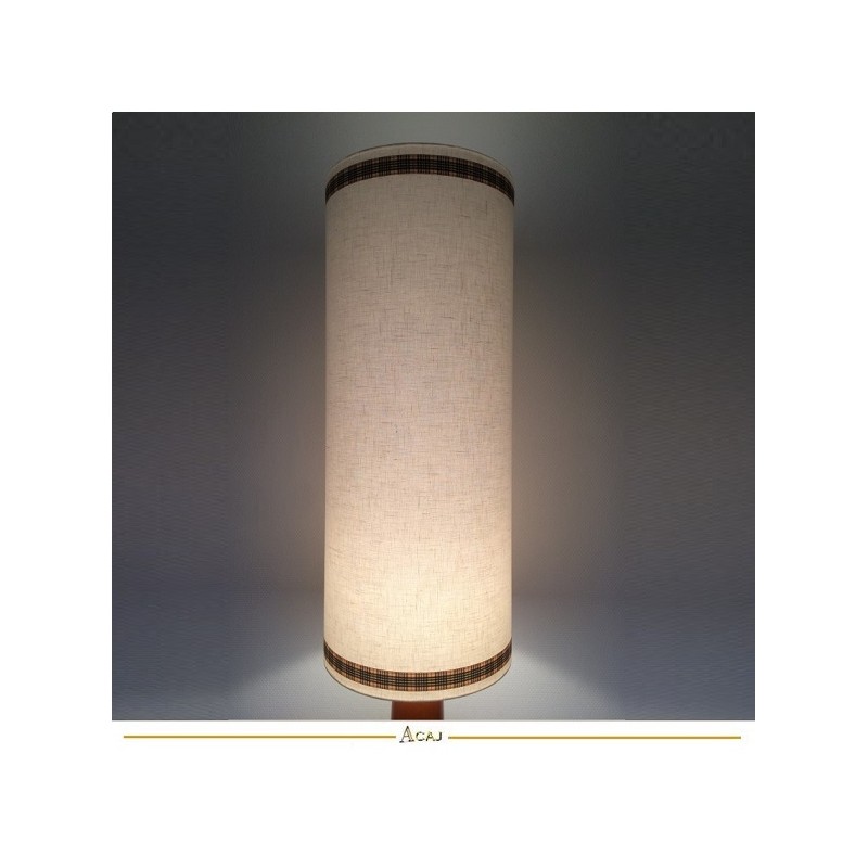 Abat-jour tissu écru texturé H75 D30 Abat-jour tissu écru texturé H75 D30