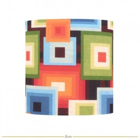 Abat-jour tissu Squared H32 D30