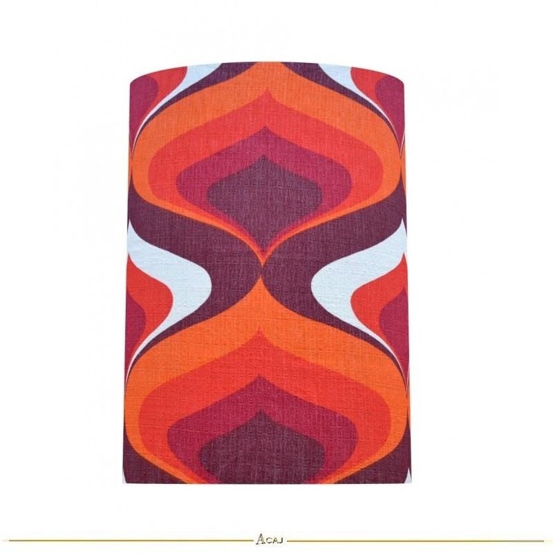 Abat-jour 70s Nova orange H50 D35 Abat-jour 70s Nova orange H50 D35