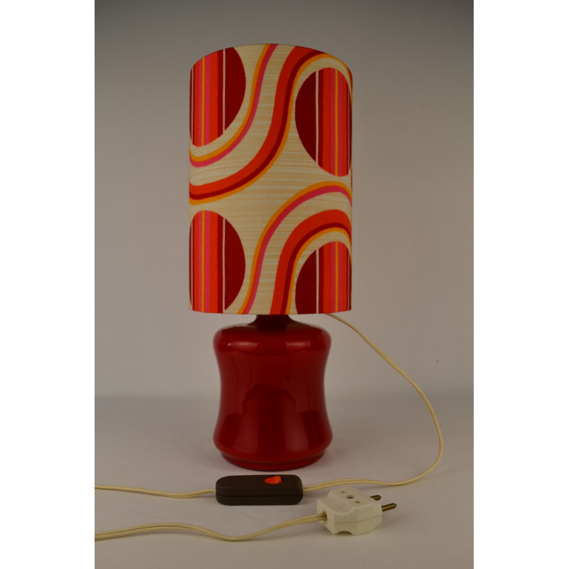 Desklamp red Fantasia vintage 60 70