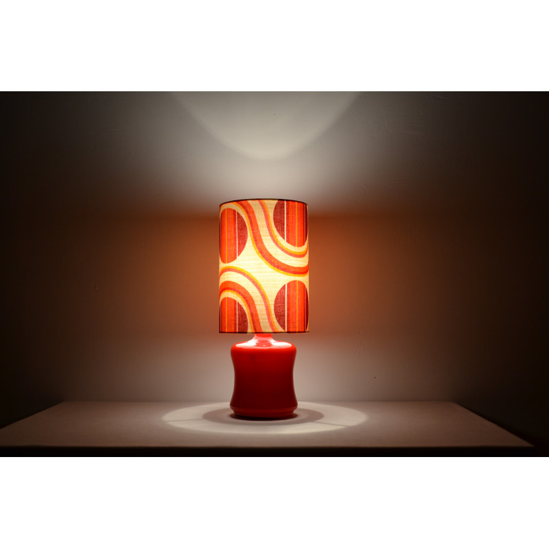 Desklamp red Fantasia vintage 60 70