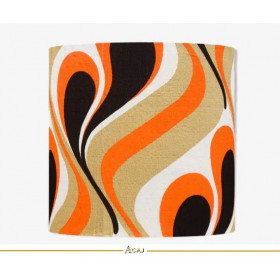 Abat-jour Tokio H33 D33 - tissu vintage
