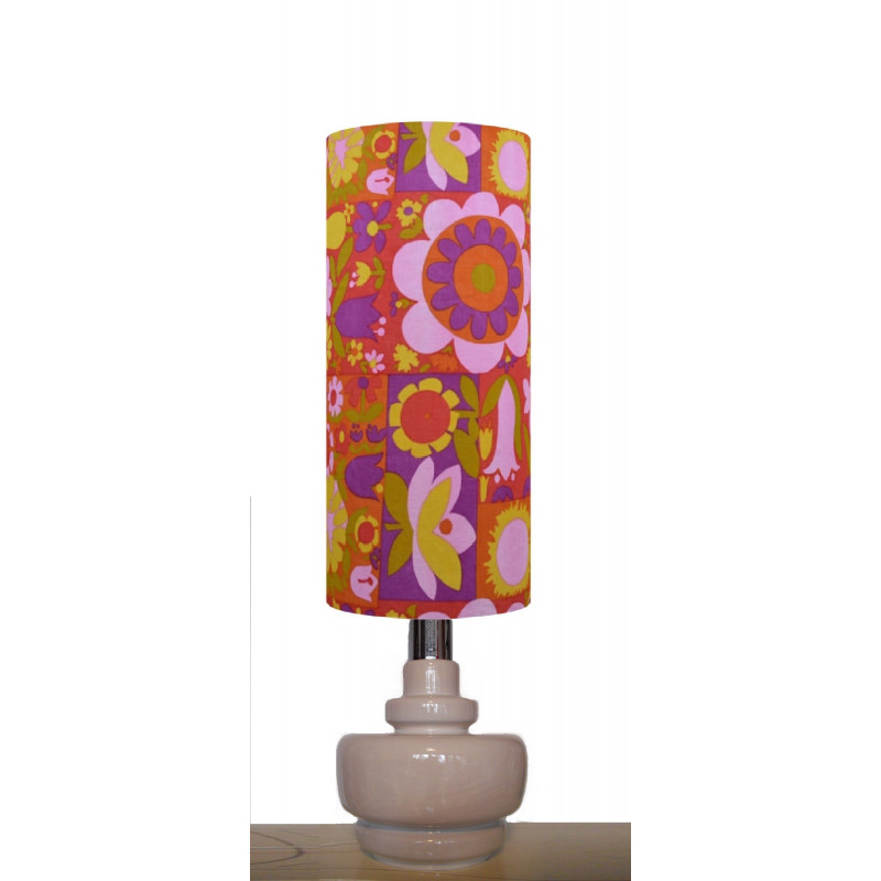 Lampshade Avoriaz H80 D30 -  vintage tissue