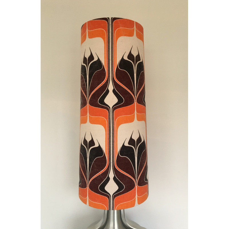 Lampshade Invader H80cm D35cm-D30cm - vintage tissue