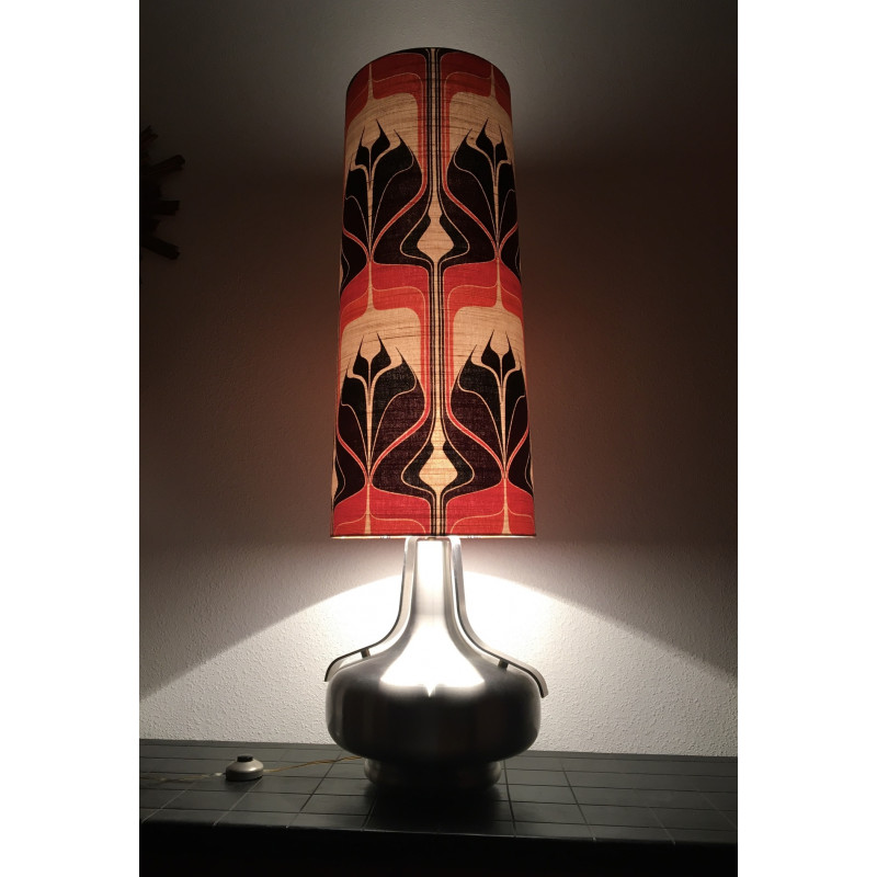 Lampshade Invader H80cm D35cm-D30cm - vintage tissue