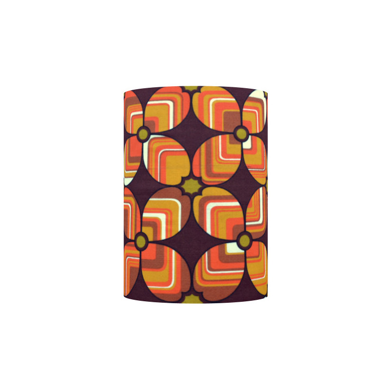 Lampshade Mix H42 D30 - vintage 1970's fabric