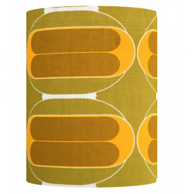 Abat-jour Curry H45 D35 - tissu vintage