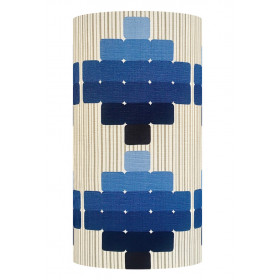 Abat-jour Atlantis H60 D30 - tissu vintage
