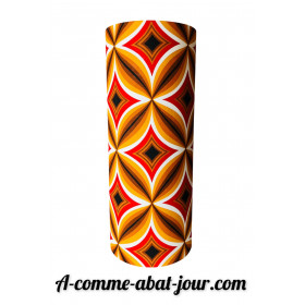Abat-jour Kaléo H75 D30 - tissu vintage