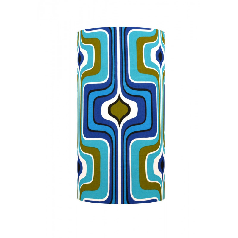 LAmpshade Aquaman H50cm D25cm - 70s tissue LAmpshade Aquaman H50cm D25cm - 70s tissue
