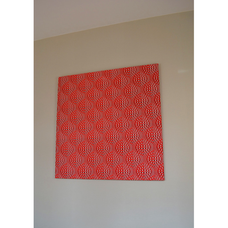 Wall tissue board VASARELY 90cm X 90cm