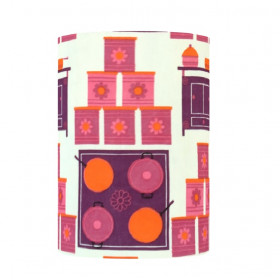 Lampshade Kitchen H35cm D25cm - vintage tissue